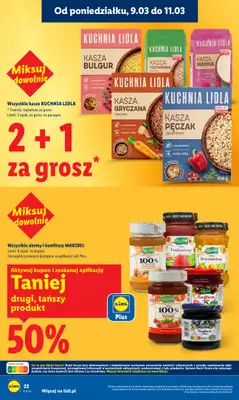 Lidl - gazetka promocyjna Oferta od poniedziałku od poniedziałku 09.03 do środy 11.03 - strona 22