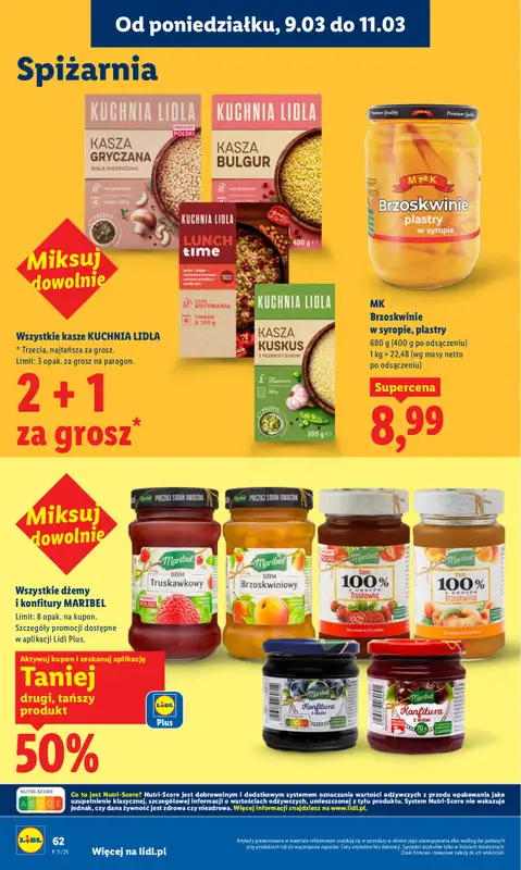 Lidl - gazetka promocyjna Oferta od poniedziałku od poniedziałku 09.03 do środy 11.03 - strona 64