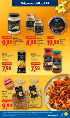 Lidl - gazetka promocyjna Oferta od poniedziałku od poniedziałku 09.03 do środy 11.03 - strona 47