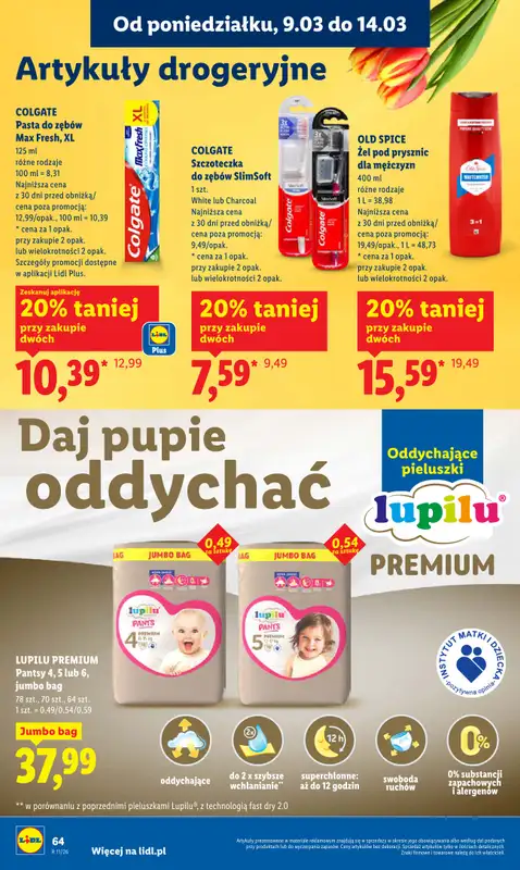 Lidl - gazetka promocyjna Oferta od poniedziałku od poniedziałku 09.03 do środy 11.03 - strona 66