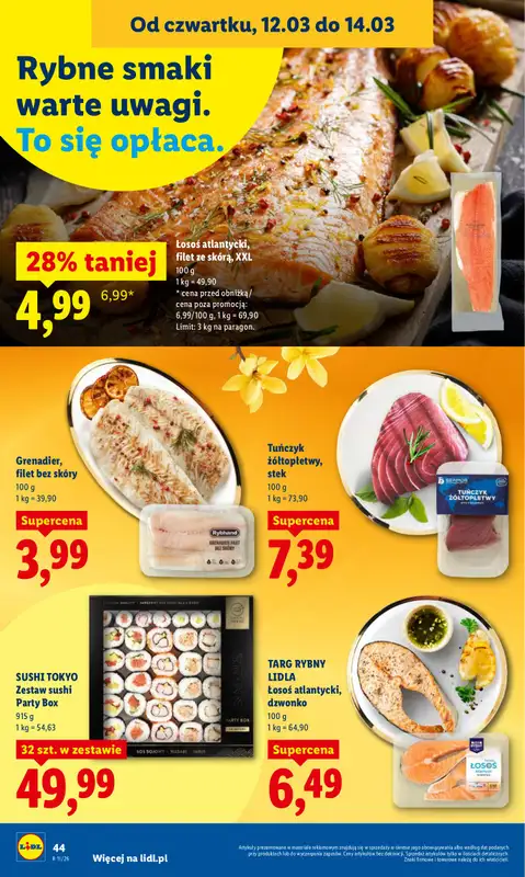 Lidl - gazetka promocyjna Oferta od czwartku od czwartku 12.03 do soboty 14.03 - strona 46