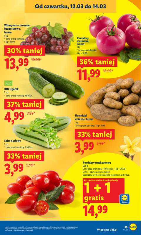 Lidl - gazetka promocyjna Oferta od czwartku od czwartku 12.03 do soboty 14.03 - strona 37