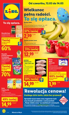 Lidl - gazetka promocyjna Oferta od czwartku od czwartku 12.03 do soboty 14.03