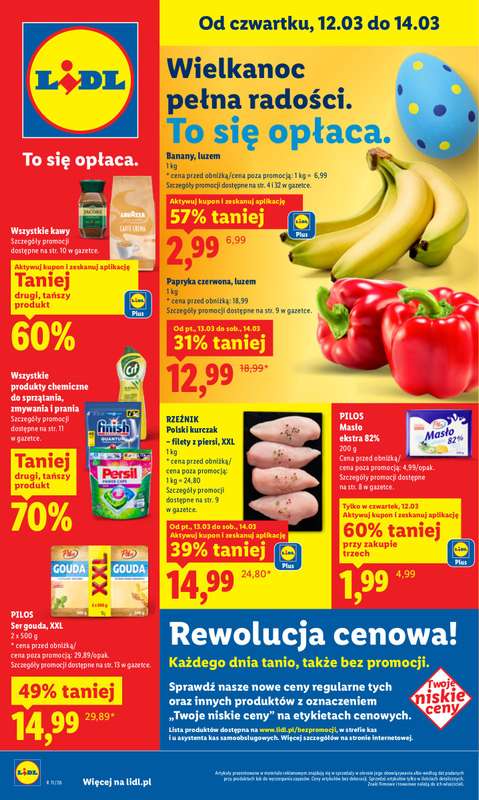 Lidl - gazetka promocyjna Oferta od czwartku od czwartku 12.03 do soboty 14.03