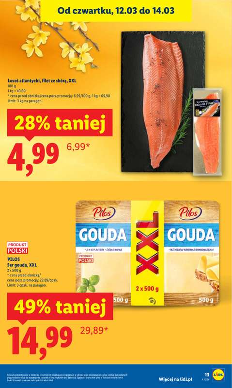 Lidl - gazetka promocyjna Oferta od czwartku od czwartku 12.03 do soboty 14.03 - strona 13