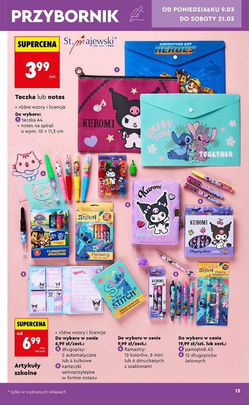 Biedronka - gazetka promocyjna Hity i inspiracje od 7.03 od soboty 07.03 do środy 25.03 - strona 13