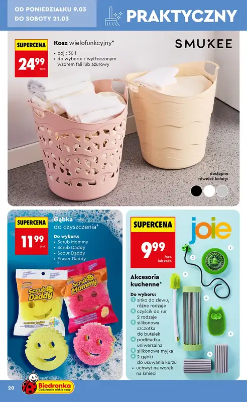 Biedronka - gazetka promocyjna Hity i inspiracje od 7.03 od soboty 07.03 do środy 25.03 - strona 20