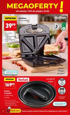 Biedronka - gazetka promocyjna Hity i inspiracje od 7.03 od soboty 07.03 do środy 25.03 - strona 2