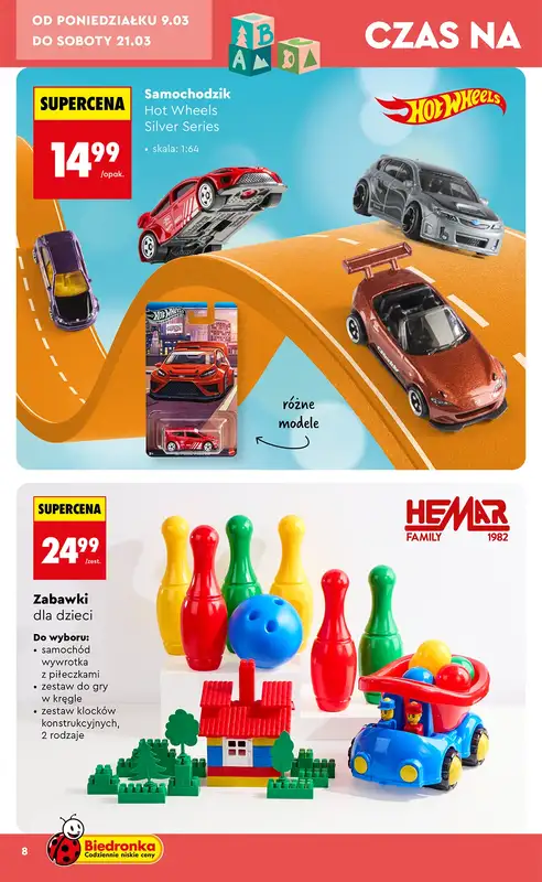 Biedronka - gazetka promocyjna Hity i inspiracje od 7.03 od soboty 07.03 do środy 25.03 - strona 8