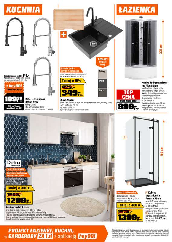 OBI - gazetka promocyjna Gazetka od środy 11.03 do wtorku 24.03 - strona 14