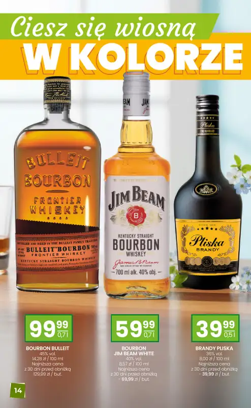 Twój Market - gazetka promocyjna Gazetka alkoholowa od środy 11.03 do soboty 11.04 - strona 14