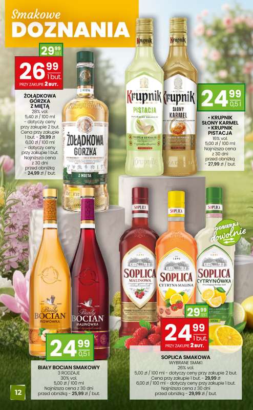 Twój Market - gazetka promocyjna Gazetka alkoholowa od środy 11.03 do soboty 11.04 - strona 12