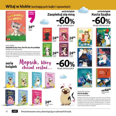 Empik - gazetka promocyjna Festiwal książki dziecięcej od środy 11.03 do wtorku 24.03 - strona 12