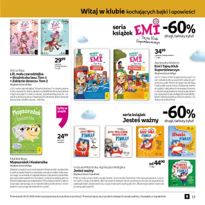 Empik - gazetka promocyjna Festiwal książki dziecięcej od środy 11.03 do wtorku 24.03 - strona 13