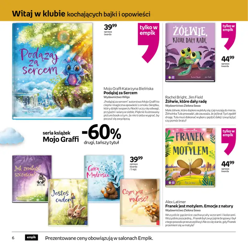 Empik - gazetka promocyjna Festiwal książki dziecięcej od środy 11.03 do wtorku 24.03 - strona 6
