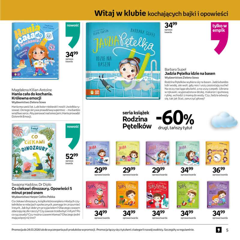 Empik - gazetka promocyjna Festiwal książki dziecięcej od środy 11.03 do wtorku 24.03 - strona 5