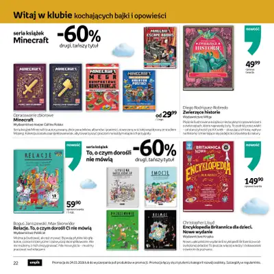 Empik - gazetka promocyjna Festiwal książki dziecięcej od środy 11.03 do wtorku 24.03 - strona 22