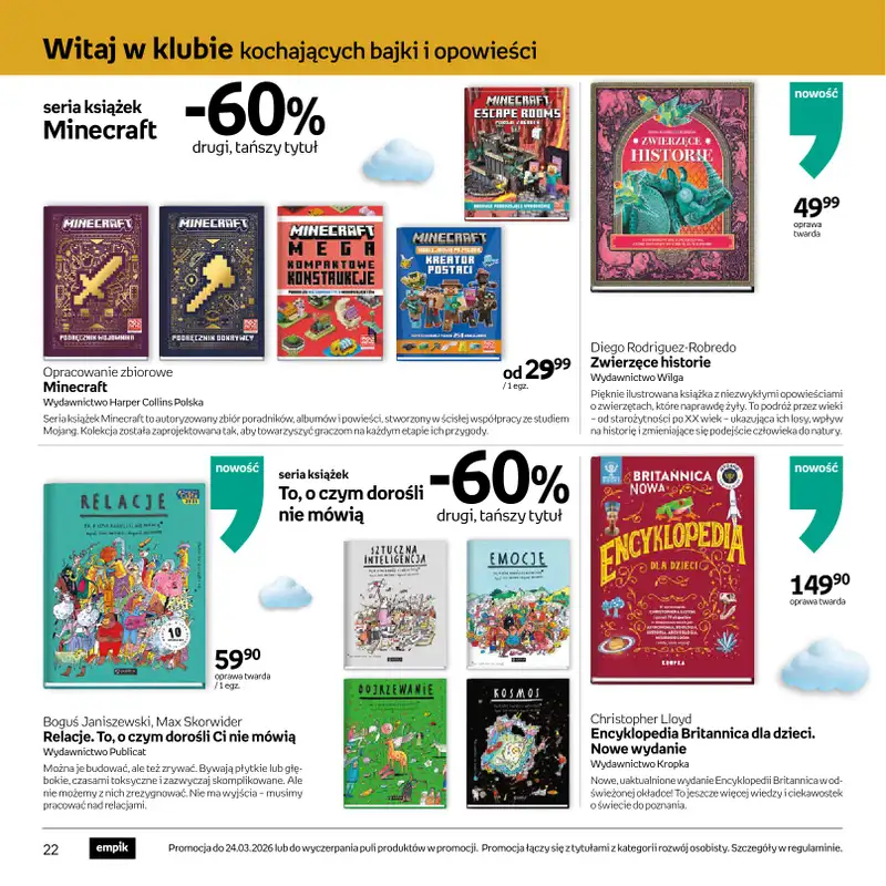 Empik - gazetka promocyjna Festiwal książki dziecięcej od środy 11.03 do wtorku 24.03 - strona 22