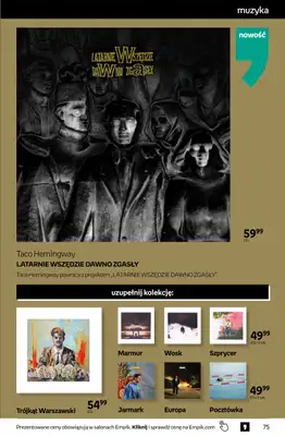 Empik - gazetka promocyjna Tom kultury: muzyka od środy 11.03 do wtorku 24.03 - strona 3