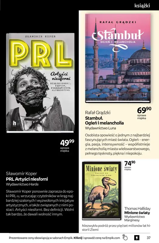 Empik - gazetka promocyjna Tom kultury: książki od środy 11.03 do wtorku 24.03 - strona 37