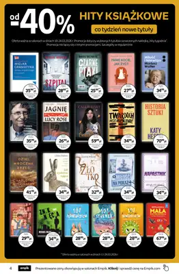Empik - gazetka promocyjna Tom kultury: książki od środy 11.03 do wtorku 24.03 - strona 4