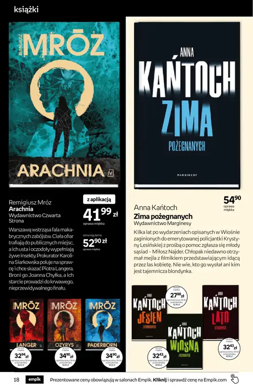 Empik - gazetka promocyjna Tom kultury: książki od środy 11.03 do wtorku 24.03 - strona 18