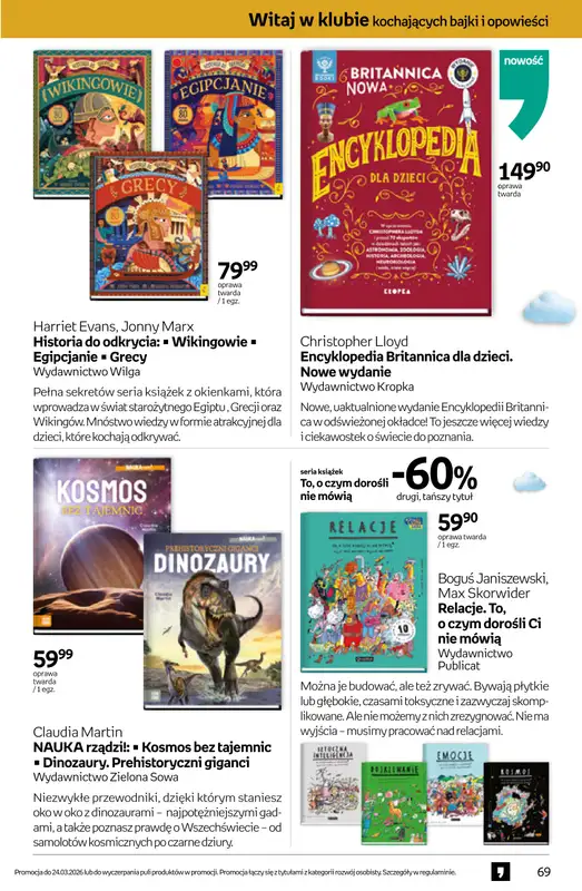 Empik - gazetka promocyjna Tom kultury: książki od środy 11.03 do wtorku 24.03 - strona 69