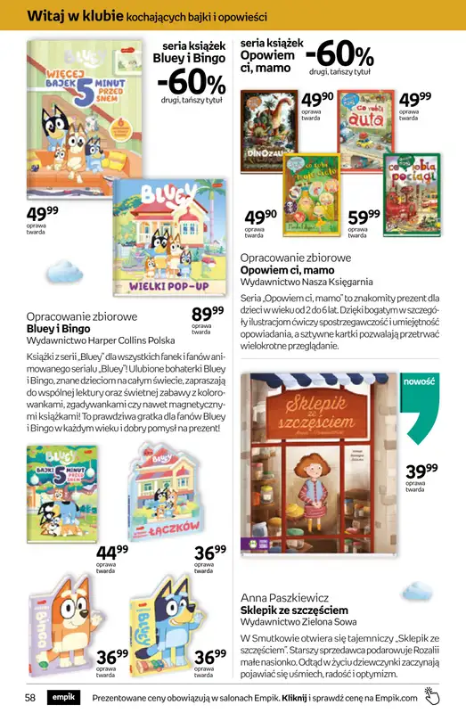 Empik - gazetka promocyjna Tom kultury: książki od środy 11.03 do wtorku 24.03 - strona 58