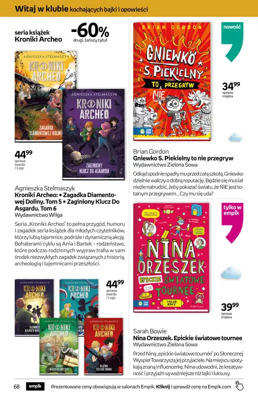Empik - gazetka promocyjna Tom kultury: książki od środy 11.03 do wtorku 24.03 - strona 68