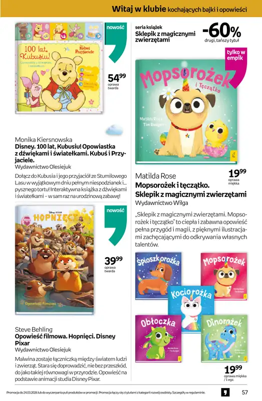 Empik - gazetka promocyjna Tom kultury: książki od środy 11.03 do wtorku 24.03 - strona 57