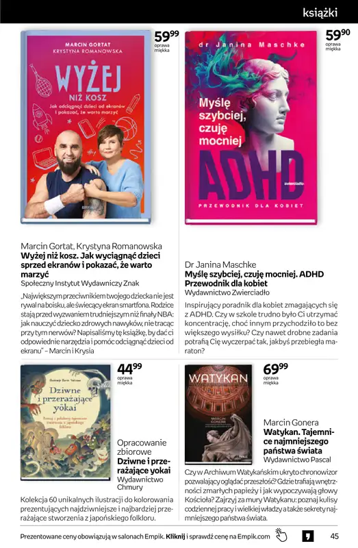 Empik - gazetka promocyjna Tom kultury: książki od środy 11.03 do wtorku 24.03 - strona 45