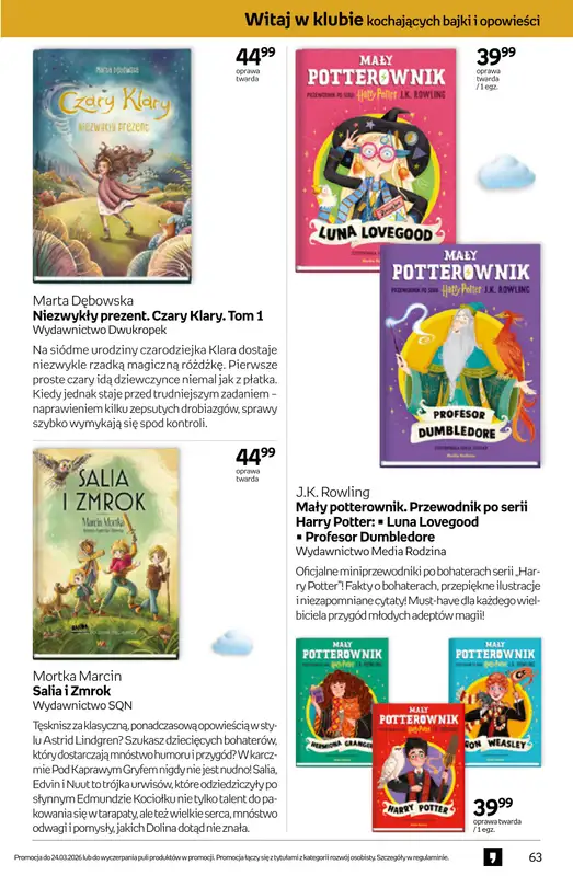 Empik - gazetka promocyjna Tom kultury: książki od środy 11.03 do wtorku 24.03 - strona 63