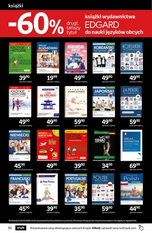 Empik - gazetka promocyjna Tom kultury: książki od środy 11.03 do wtorku 24.03 - strona 50