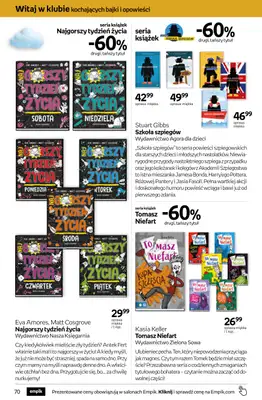 Empik - gazetka promocyjna Tom kultury: książki od środy 11.03 do wtorku 24.03 - strona 70