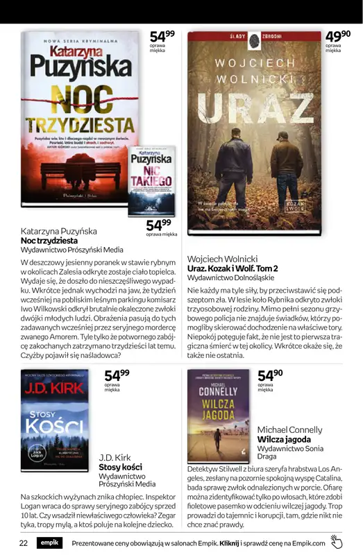 Empik - gazetka promocyjna Tom kultury: książki od środy 11.03 do wtorku 24.03 - strona 22