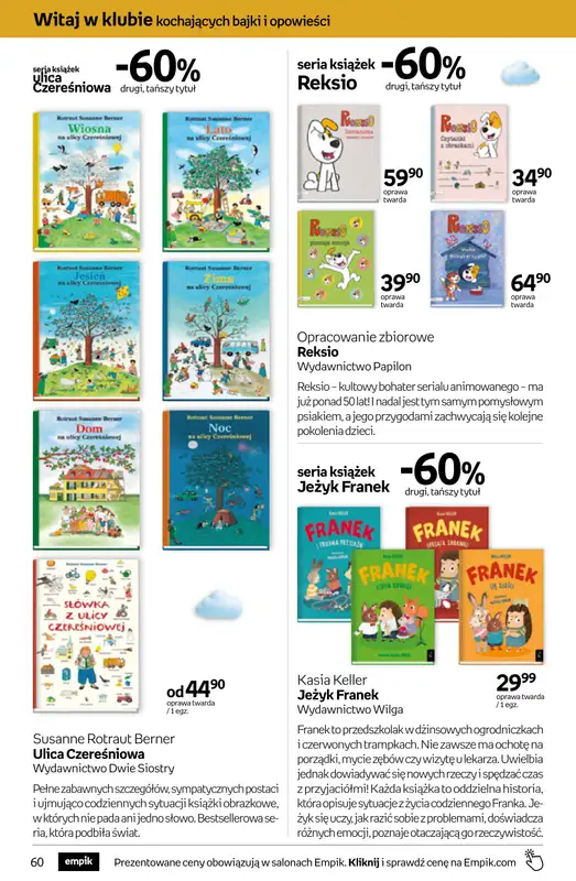 Empik - gazetka promocyjna Tom kultury: książki od środy 11.03 do wtorku 24.03 - strona 60