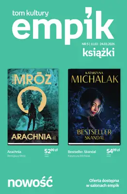 Empik - gazetka promocyjna Tom kultury: książki od środy 11.03 do wtorku 24.03