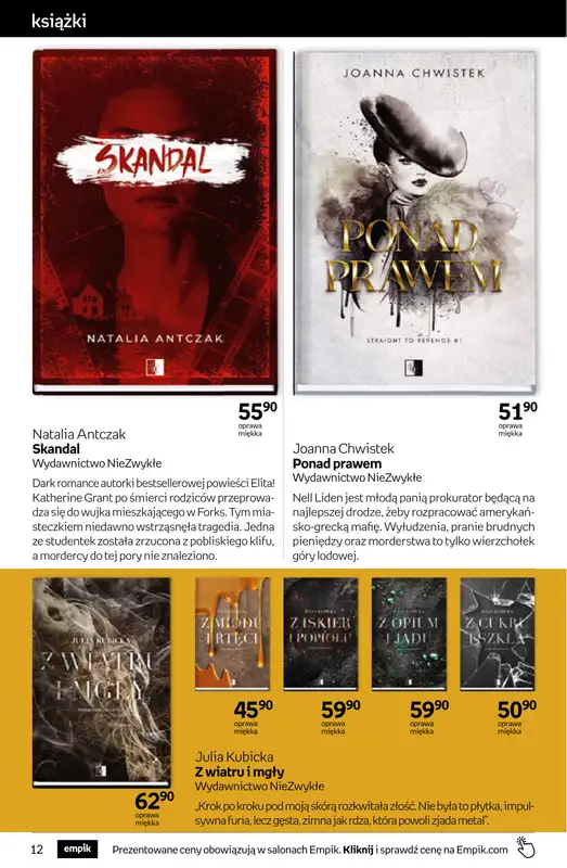 Empik - gazetka promocyjna Tom kultury: książki od środy 11.03 do wtorku 24.03 - strona 12
