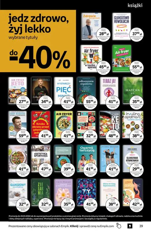 Empik - gazetka promocyjna Tom kultury: książki od środy 11.03 do wtorku 24.03 - strona 39