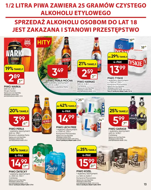 Chata Polska - gazetka promocyjna Gazetka od czwartku 12.03 do niedzieli 22.03 - strona 13