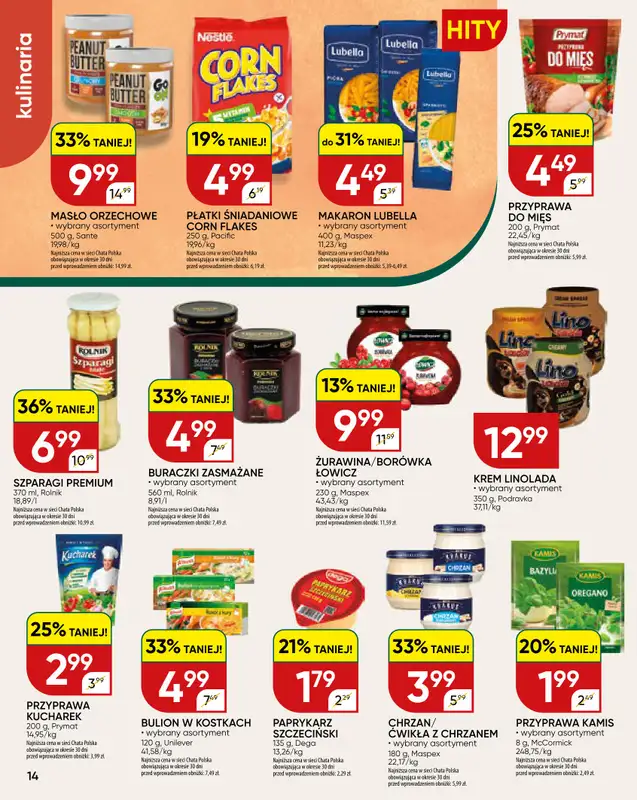 Chata Polska - gazetka promocyjna Gazetka od czwartku 12.03 do niedzieli 22.03 - strona 14