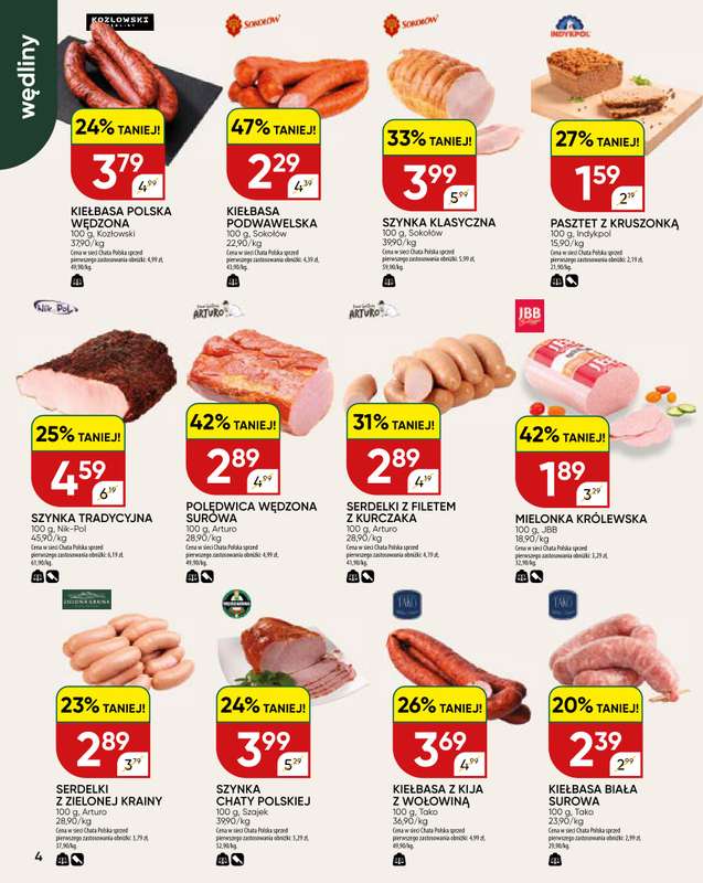 Chata Polska - gazetka promocyjna Gazetka od czwartku 12.03 do niedzieli 22.03 - strona 4