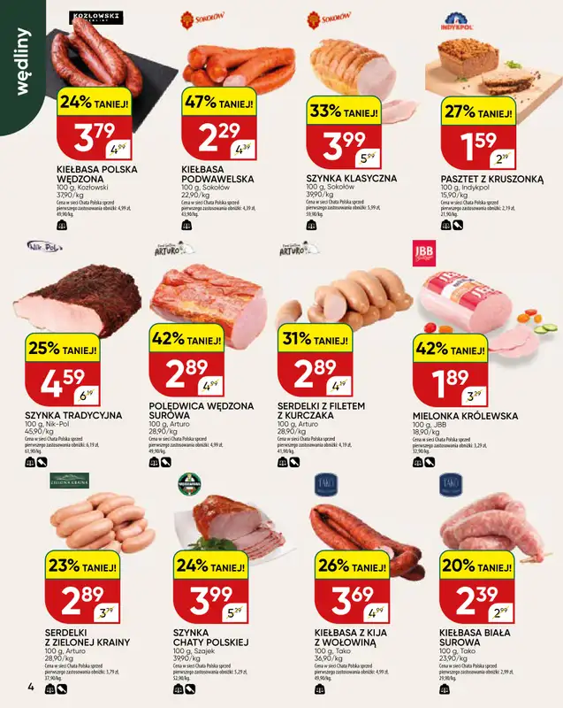 Chata Polska - gazetka promocyjna Gazetka od czwartku 12.03 do niedzieli 22.03 - strona 4