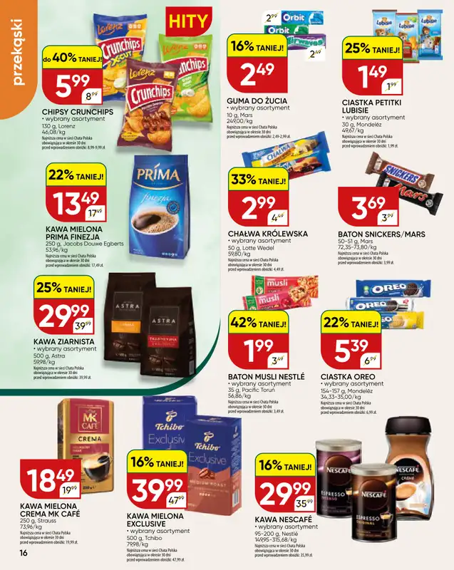 Chata Polska - gazetka promocyjna Gazetka od czwartku 12.03 do niedzieli 22.03 - strona 16