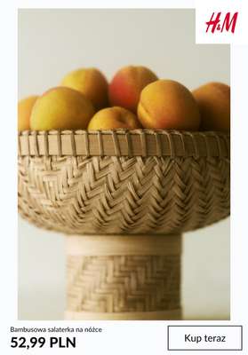 Bambusowa salaterka na nóżce