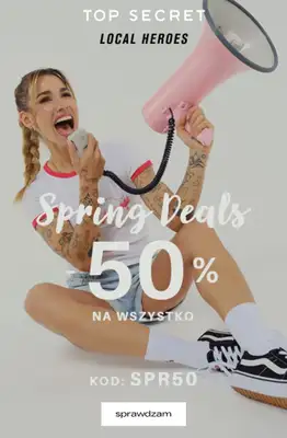 Top Secret - gazetka promocyjna -50% na kolekcję Local Heroes od środy 11.03 