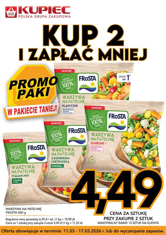 Kupiec - gazetka promocyjna Promopaki od środy 11.03 do wtorku 17.03 - strona 5