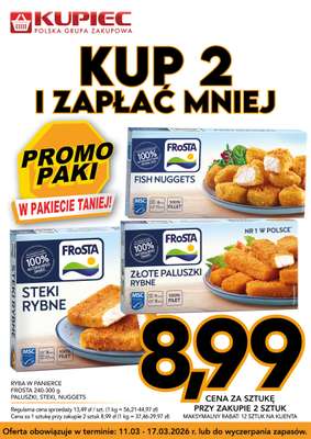 Kupiec - gazetka promocyjna Promopaki od środy 11.03 do wtorku 17.03 - strona 4