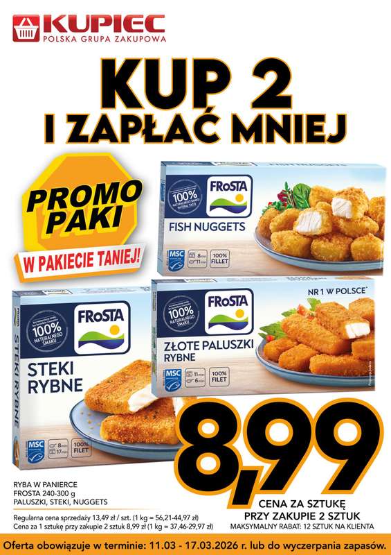 Kupiec - gazetka promocyjna Promopaki od środy 11.03 do wtorku 17.03 - strona 4