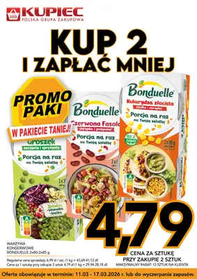 Kupiec - gazetka promocyjna Promopaki od środy 11.03 do wtorku 17.03 - strona 2